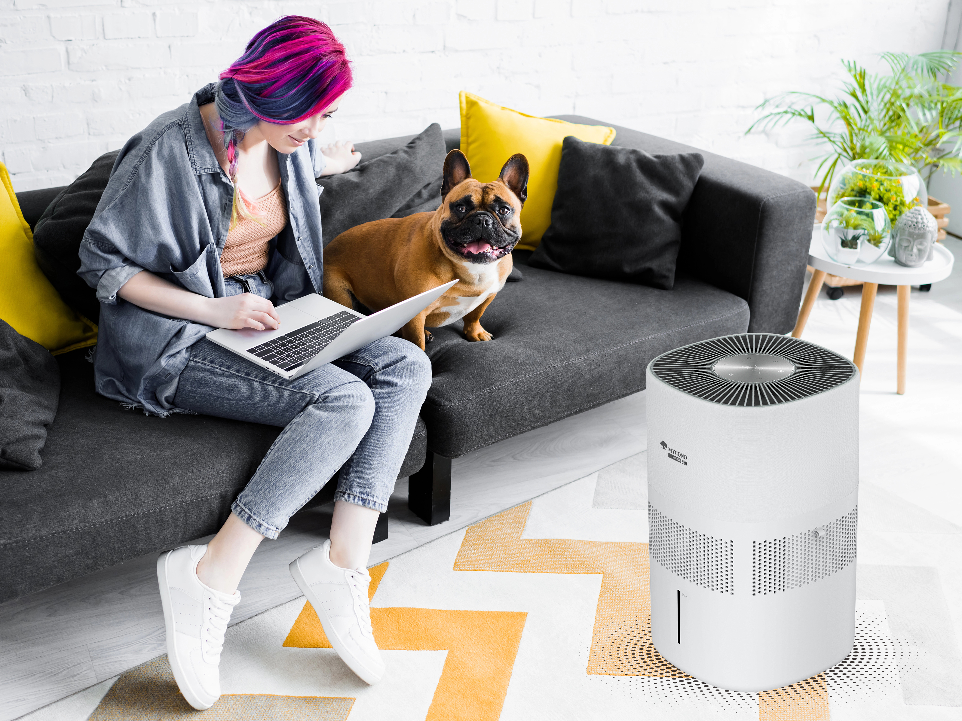 Зволожувач із функцією очищення повітря MYCOND H:BLOOM 650