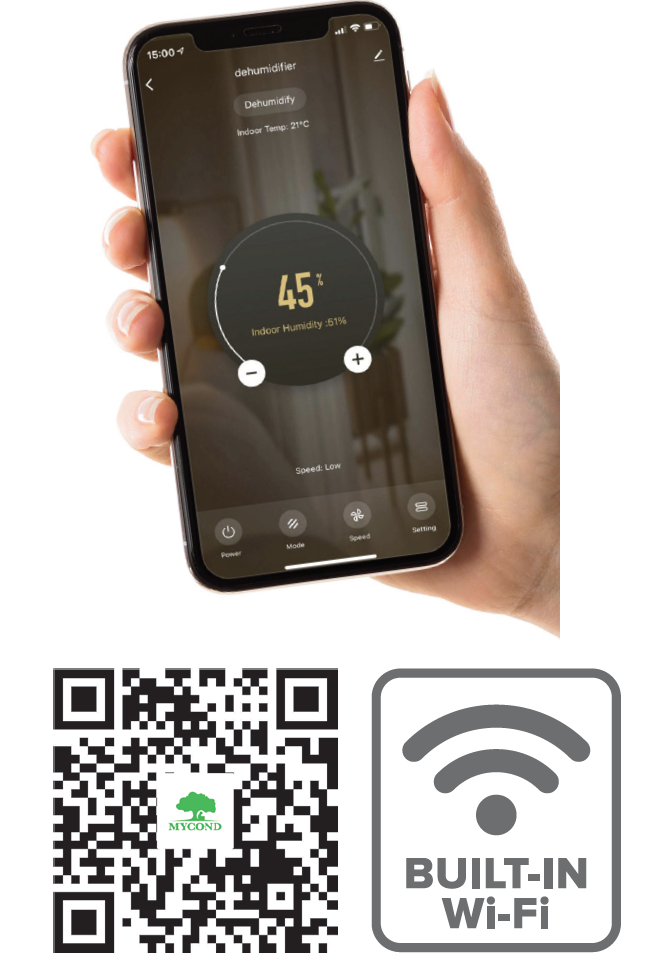 Mycond Giant Smart 40_50  Wi-Fi Myhumi