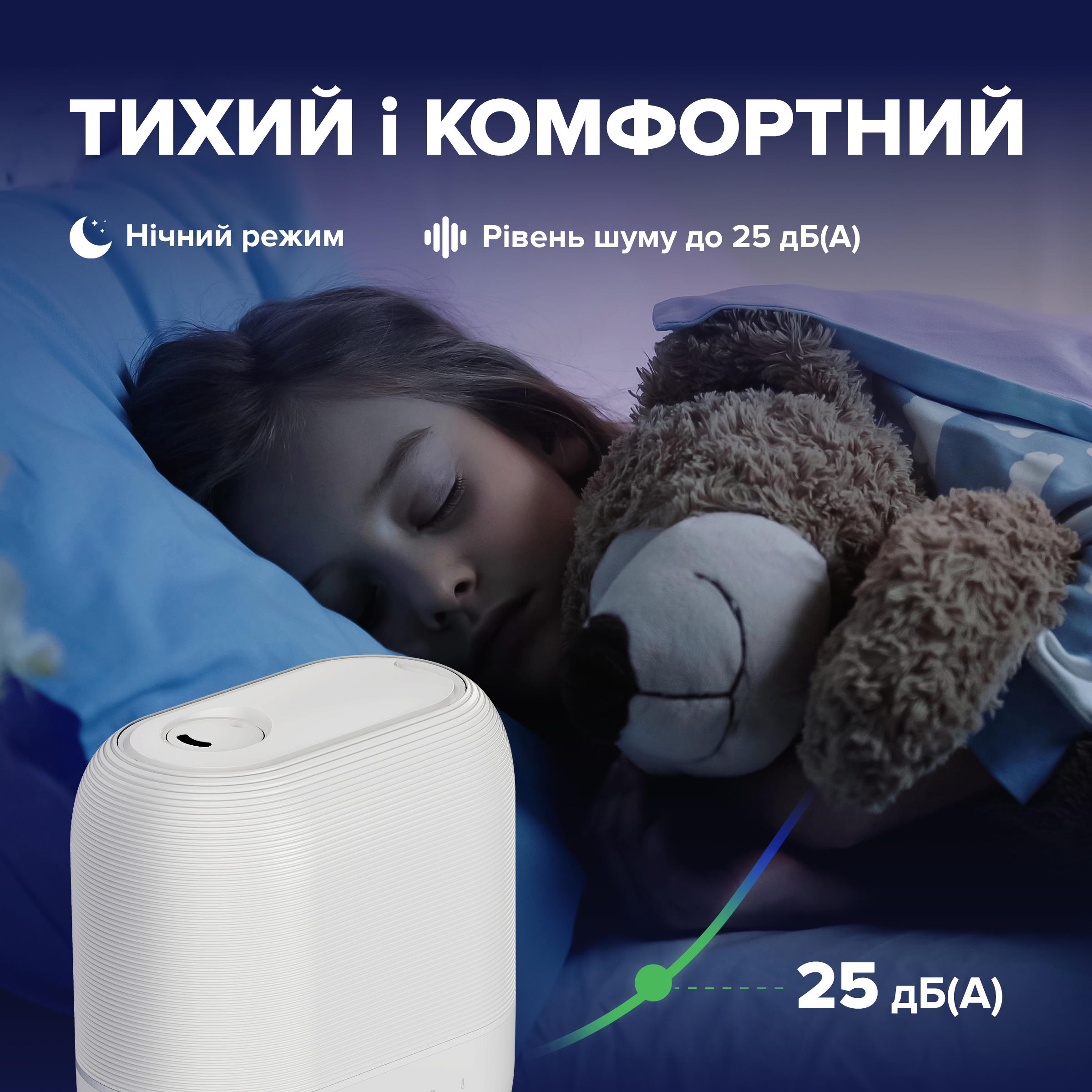 Тихий зволожувач